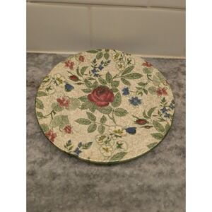 Zeller Keramik German Floral Saucer Plate‎